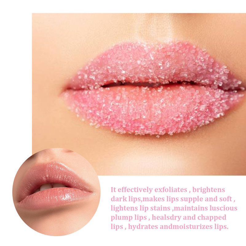 Exfoliante para aclarar líneas, elimina piel muerta, labios oscuros más brillantes, exfoliante hidratante, mascarilla para labios, cuidado, nuevo 2024_voghion.com