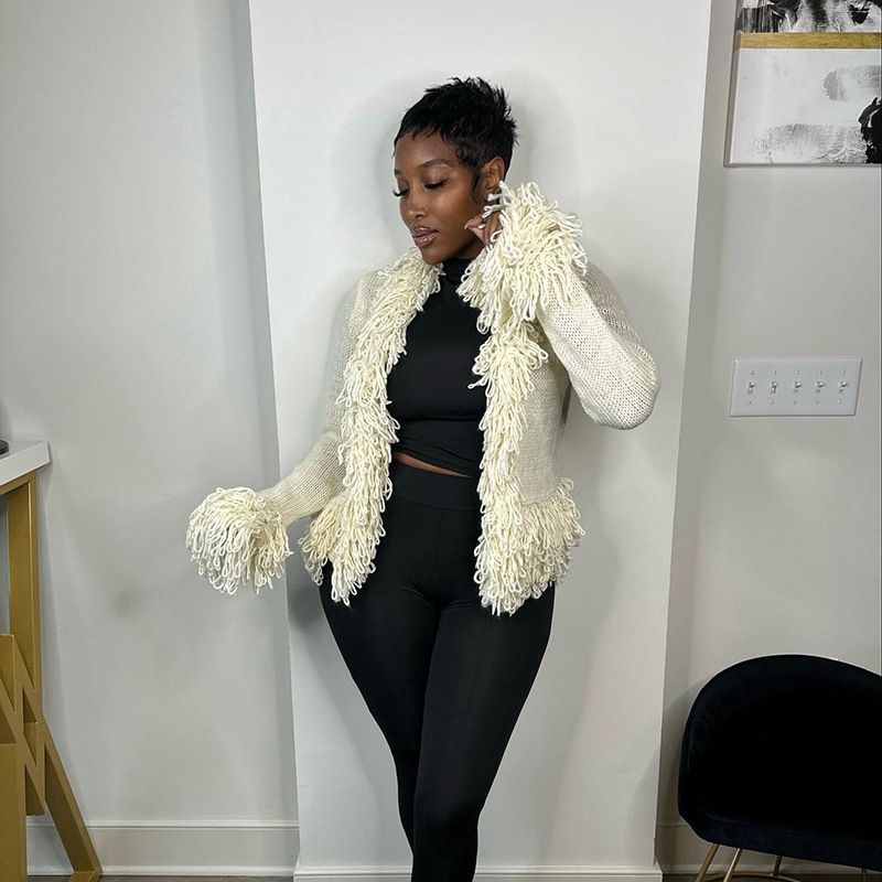 Q23TP379 Pullover Mantel Für Frauen Herbst Winter Lose Faul Stil Strickjacke Top_voghion.com