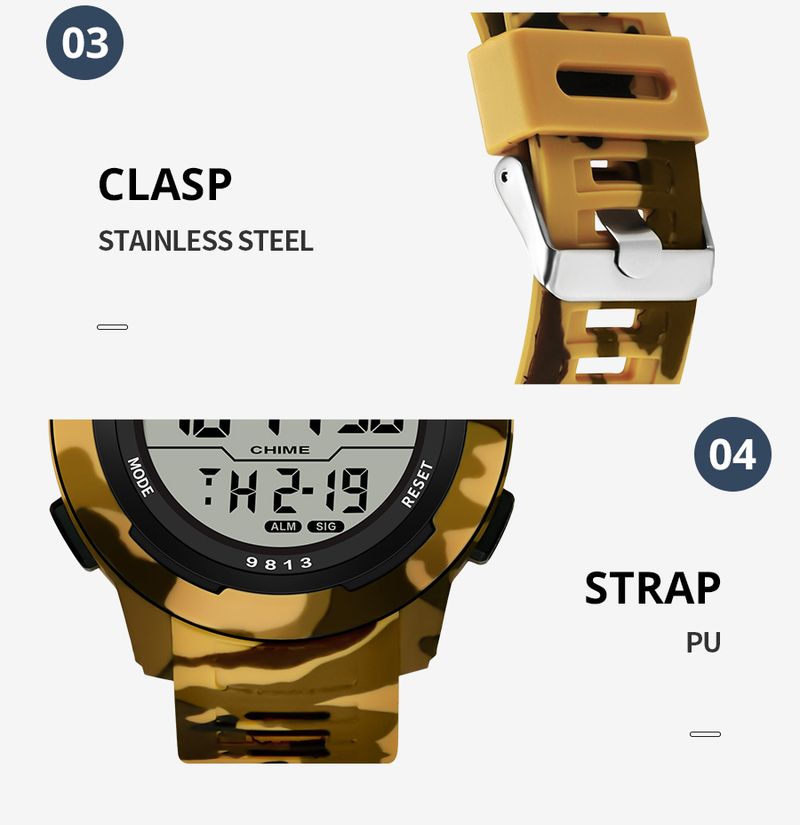 Orologio da uomo SYNOKE, sportivo da esterno, multifunzionale, impermeabile, con ampio schermo luminoso a LED, digitale, alla moda, retrò_voghion.com