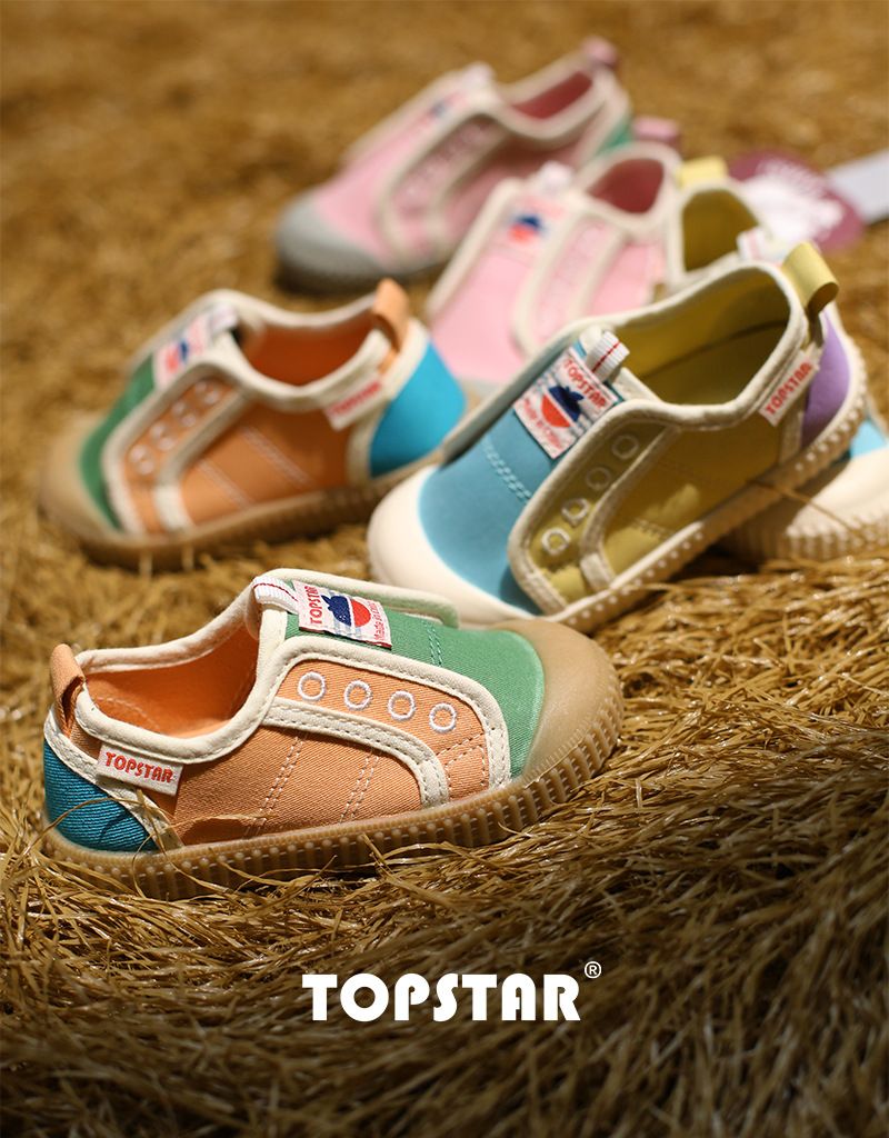 Scarpe per bambini abbinate ai colori Scarpe in tela per bambini Scarpe Cookie per bambine Scarpe da interno per l'asilo per bambini Scarpe per neonati_voghion.com