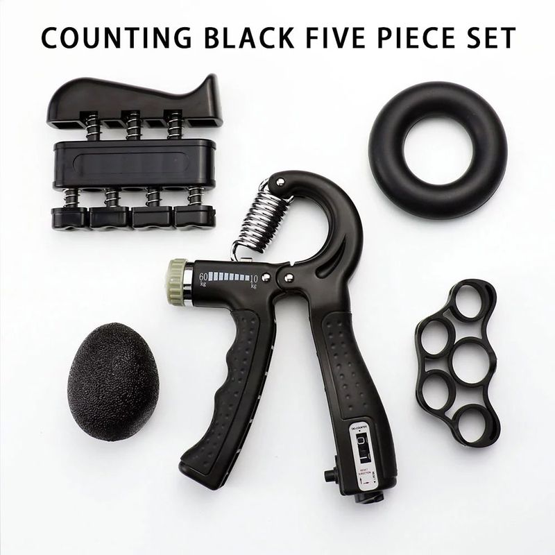 Men's Professional Arm Muscle Set Grip Strengthener Exercise Rehabilitation Training Finger Fitness Adjustable Silicone_voghion.com