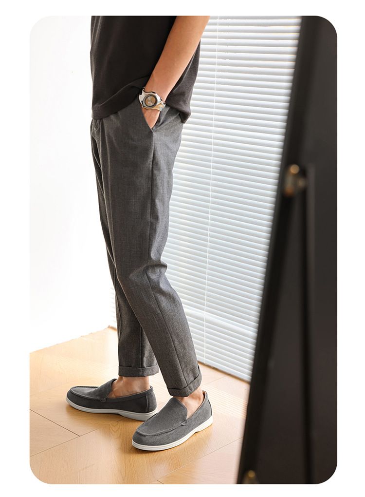 SHLIANG Herren Loafer Mode Lederschuhe Herren Komfort Slip-on Fahrschuhe Casual Herren Mocasines De Hombre Y0469_voghion.com