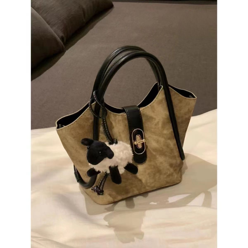 Borsa a secchiello in stile cinese di alta qualità del 2025 per donna, borsa versatile di grande capacità, adatta per pendolari._voghion.com