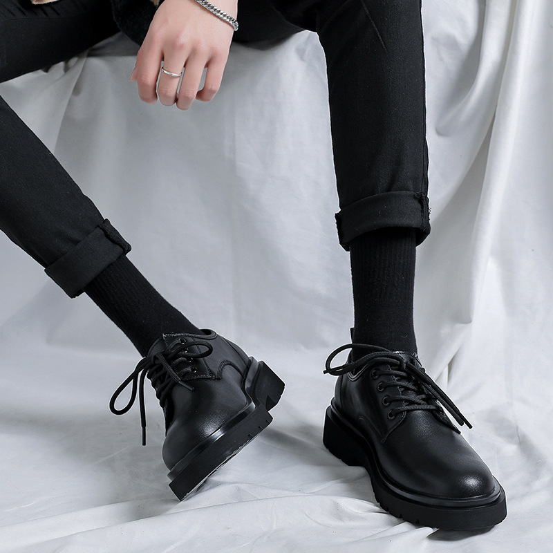 Regal Footwear Herbst High-End Martin Stiefel Britischen Formale Business Hochzeit Bräutigam Männer Echtes Leder Atmungsaktiv Casual Schuhe D54_voghion.com