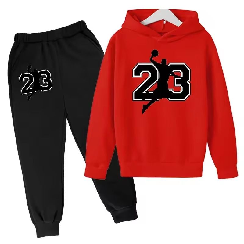 Unisex Herbst und Winter Kapuzenpullover Lose Mode Lässig Sport Bequem Pullover Anzug_voghion.com