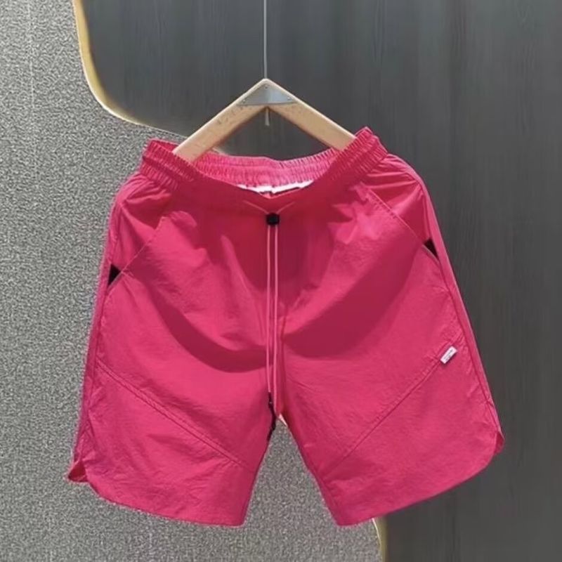 Pantaloncini da uomo estivi americani 2025, nuovi pantaloni a cinque quarti traspiranti, freschi, casual, a gamba dritta, versatili._voghion.com
