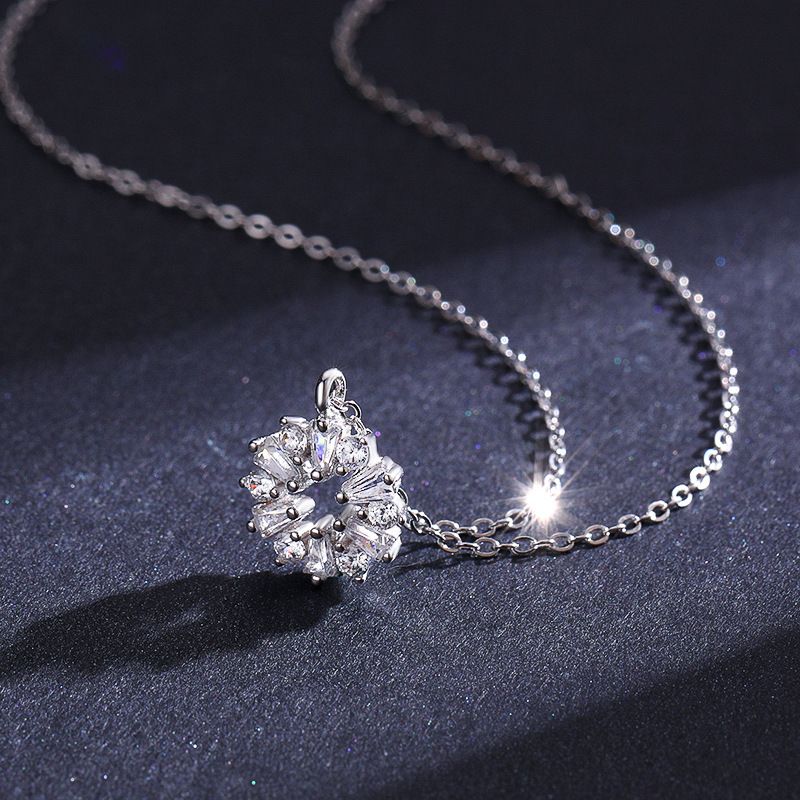 Collana con ciondolo personalità di lusso in argento sterling Tancise S925 Collana classica da donna con marea_voghion.com