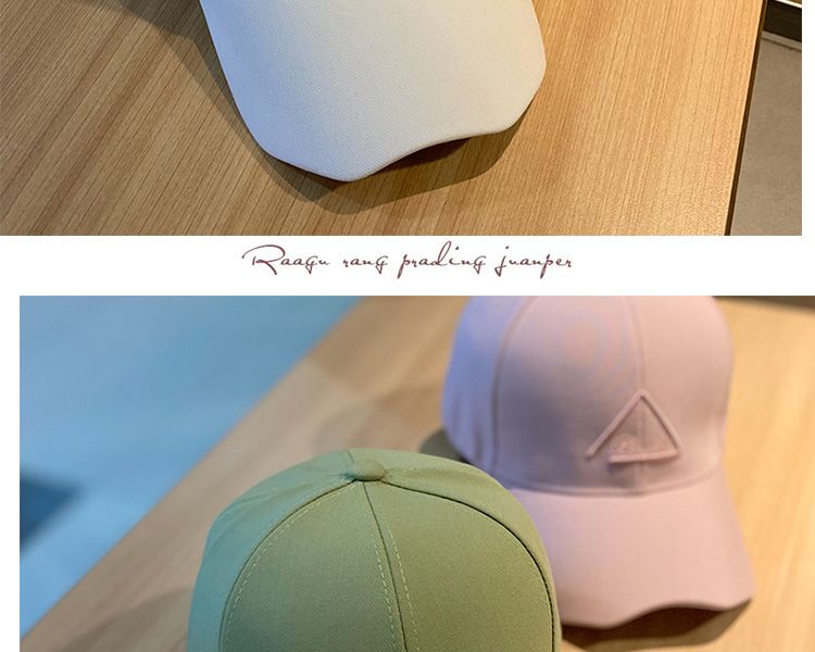 Damen Sommer Street Fashion Marke Paar Persönlichkeit Bestickter Sonnenschutz im koreanischen Stil mit gebogener Krempe_voghion.com