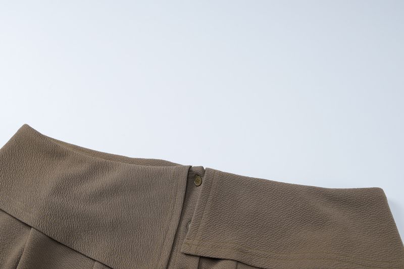 Îmbrăcăminte pentru femei europene și americane 2024 toamna anului nou produs la modă cardigan cu nasturi expuși, top cu mânecă lungă și buric_voghion.com