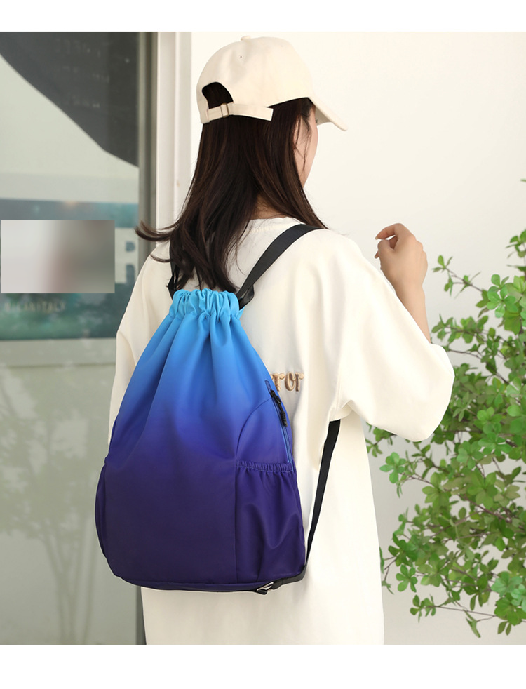Travel Backpack - Large Capacity Drawstring Bag For Outdoor & Gym (Lightweight & Durable)_voghion.com