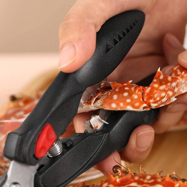 Stainless Steel Crab Eating Tools Home Crab Eating Artifact Scissors_voghion.com