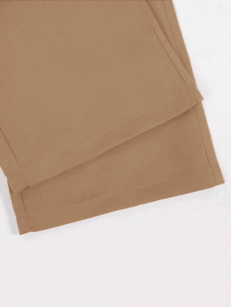 Men's Stretch Wrinkle-Resistant Cotton Athletic Pants - Comfort Fit With 4-Way Flexibility_voghion.com