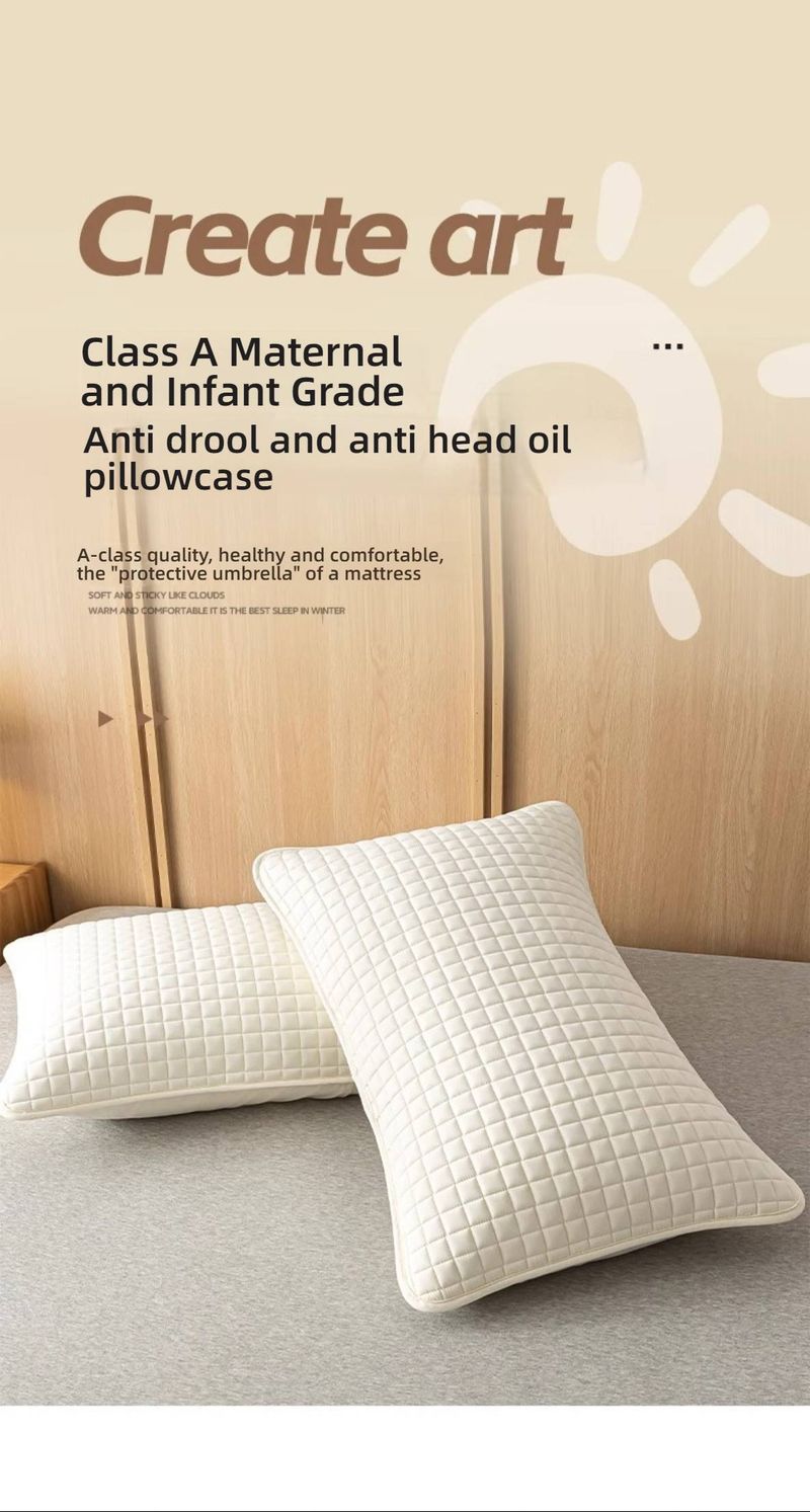 Kissenschutzbezug aus hochwertigem Polyester – atmungsaktiv und hypoallergen mit Reißverschluss/Hotelverschluss – Hotelstil (mehrere Farben und Muster)_voghion.com
