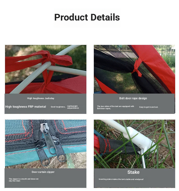 Outdoor Camping Tent Single And Double People Do Not Need To Build Quick-opening Breathable Gauze Tents_voghion.com