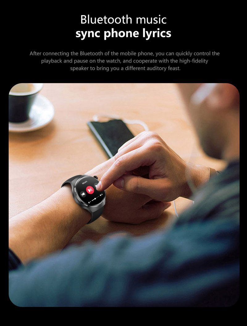 2024 Nouvelle montre intelligente Moniteur de santé de fréquence cardiaque Appel Bluetooth NFC GPS Tracker IP67 Montre intelligente étanche Hommes pour HUAWEI GT4 Pro_voghion.com