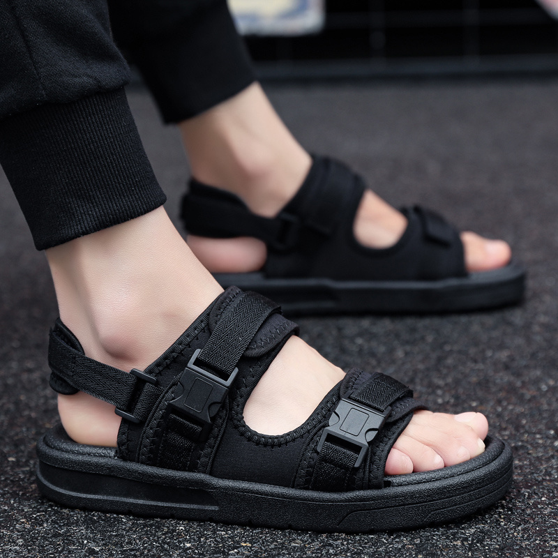 Herenschoenen Lage hak Sliders Sandalen Buitensporten Zomer Zomer Strandschoenen voor heren_voghion.com