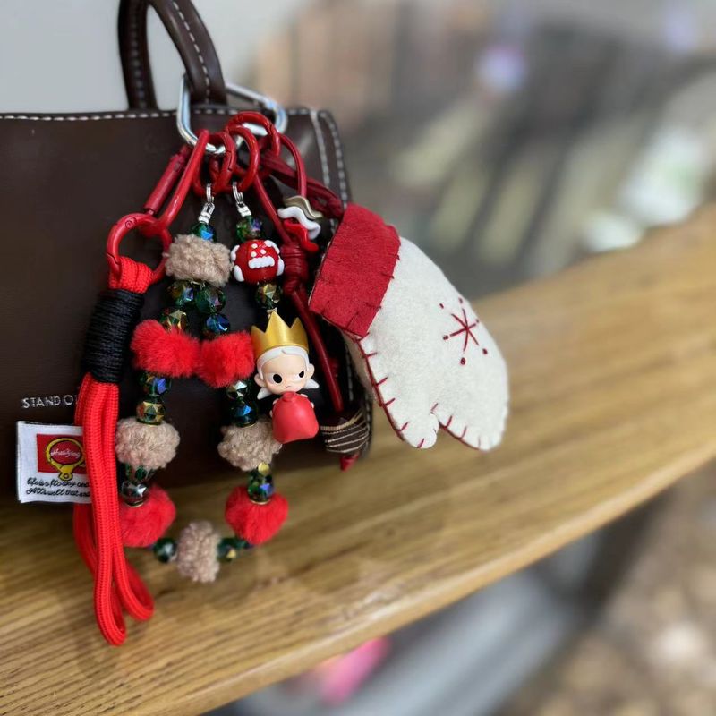 Bag Charms Plush Bag Pendant Cute Doll Pendant High Value Keychain Accessories_voghion.com