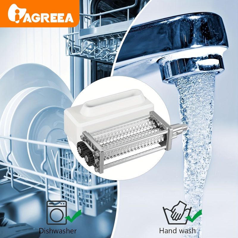 Tenderizer For Kitchen Mixer, Tenderizer Accessory For Home Mixer With Stainless Steel Gear For Easy Food Preparation And Quick Cleaning_voghion.com