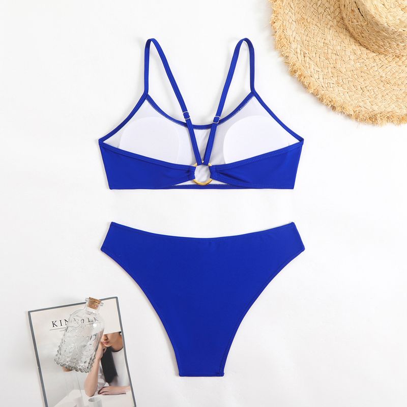 Maillot de bain sexy couleur unie pour femmes, haut de gamme, source chaude, nouvelle collection 2025_voghion.com