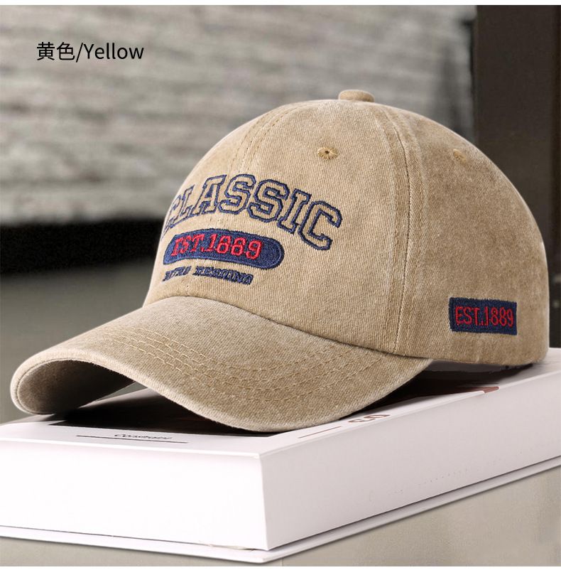 Hut Großer Kopfumfang Lässt Kleiner Aussehen Herbst Winter Hart Baseball Damen Breite Krempe Großes Gesicht Vergrößert Vertieft_voghion.com