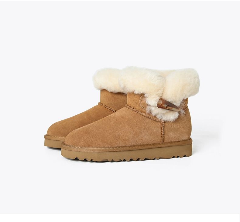 Designerstiefel Schneepelz Pelzige Winterstiefel Damenstiefel Dicke Unterseite Plüschschuhe Mar Tin Boot Herrenstiefeletten_voghion.com