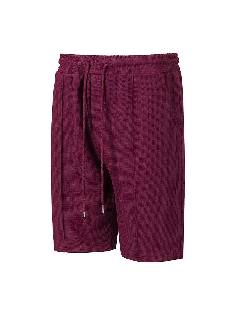 Pantaloni da spiaggia casual tinta unita ad asciugatura rapida da uomo, modello estivo 2025, di alta qualità e di alta qualità._voghion.com