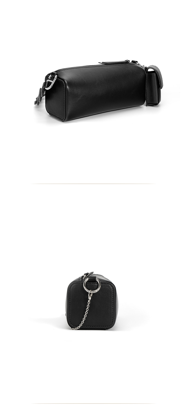 Runde Tasche im Nischendesign für Frühjahr/Sommer 2024 mit angesagtem High-End-Feeling. Unterarm-Schulter-Umhängetasche_voghion.com
