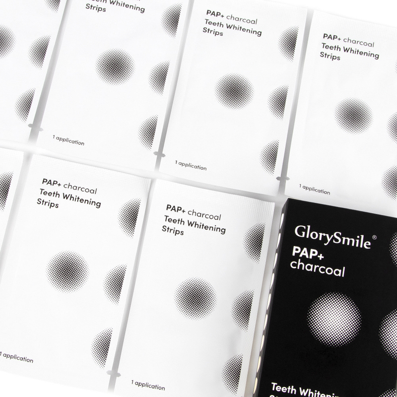PAP activated carbon tooth strips for teeth whitening, yellowing, stain removal, whitening teeth strips_voghion.com