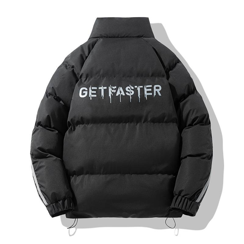 Men's Clothing versatile men's short cotton padded jackets loose winter coats to keep warm_voghion.com