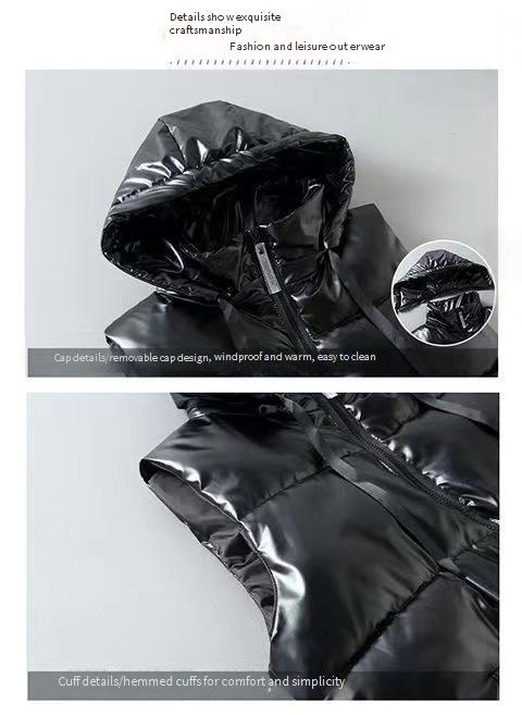 Dun bomuldsvest herrevest fortykket varm vest Koreansk stil trendy blank vask fri par bomuldsvest_voghion.com