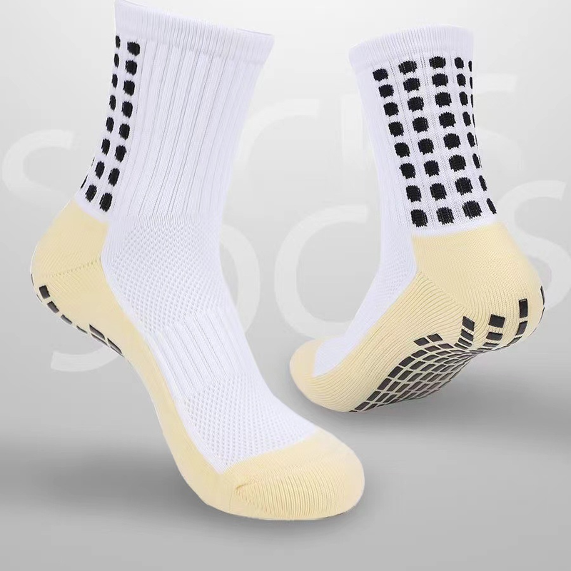 Fußballsocken, heißer Verkauf, grenzüberschreitende, verdickte Handtuchunterseite, Deodorant-Kleber, rutschfeste Fußballsocken, Yoga-Socken_voghion.com