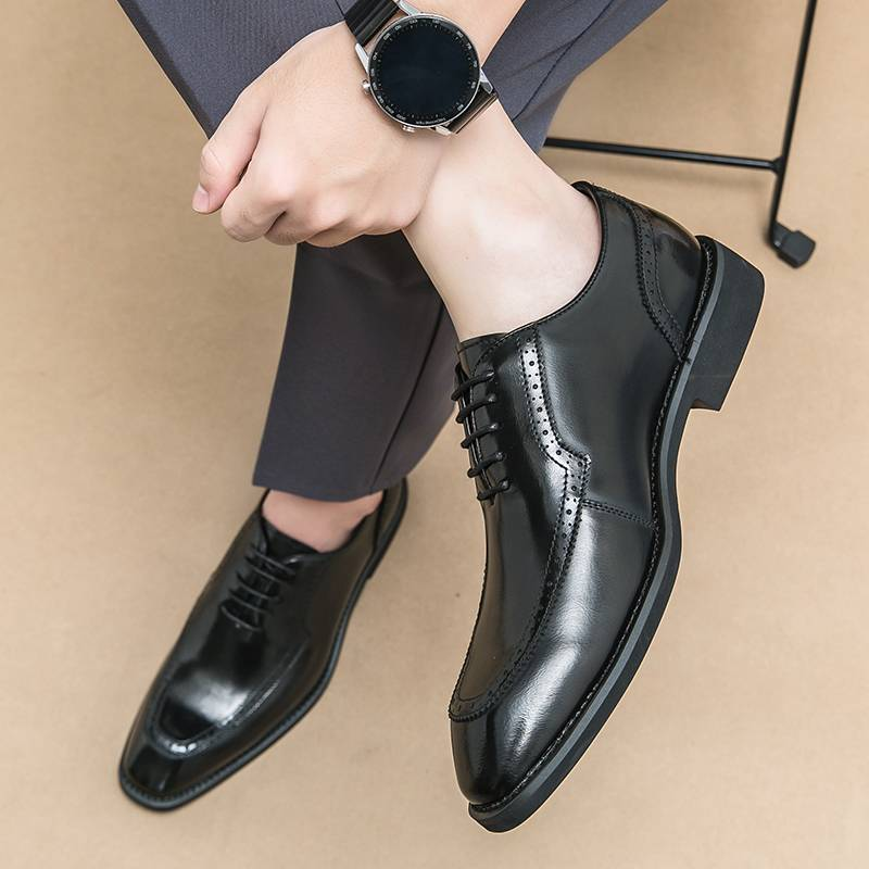 Newest Italian Oxford Shoes For Men Luxury Patent Leather Wedding Shoes Pointed Toe Dress Shoes Classic Derbies Plus Size 38-46_voghion.com