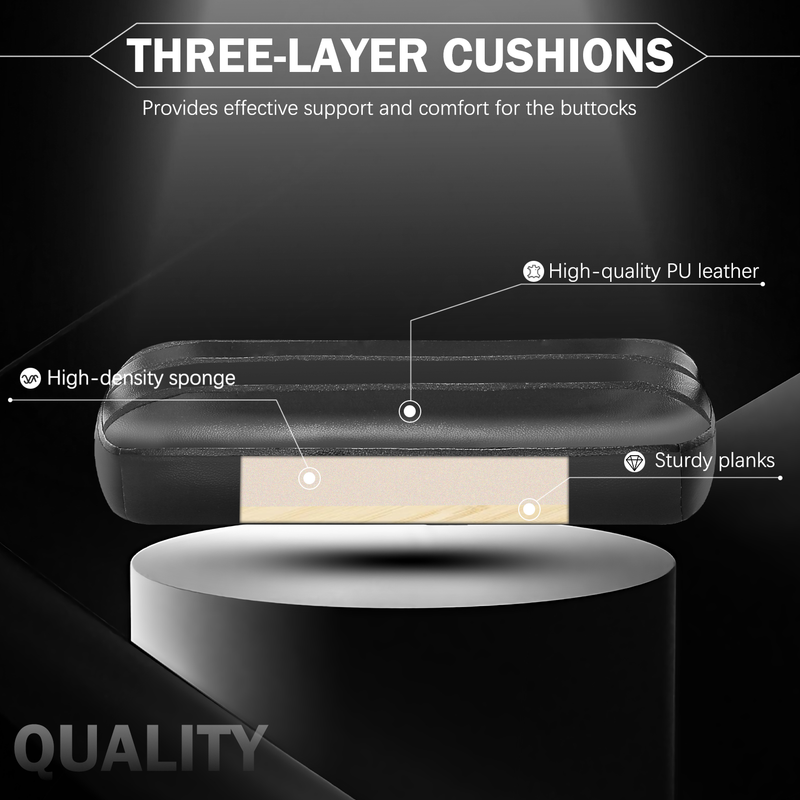 Ergonomischer Gaming-Stuhl mit komfortablen Akzenten, dreilagige Kissen, PU-Leder (wasserdicht, leicht zu reinigen), 136 kg Tragkraft, Gaming/Büro_voghion.com