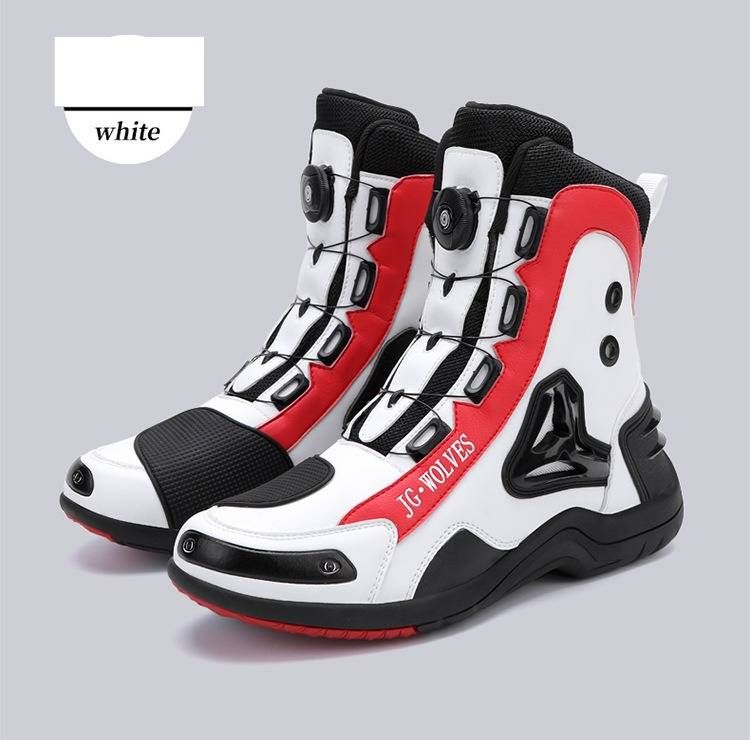 Botas de motociclismo masculinas e femininas - Botas de trabalho antiderrapantes, duráveis e longas para montanha, corrida e deslocamento - Tamanhos 37-47_voghion.com