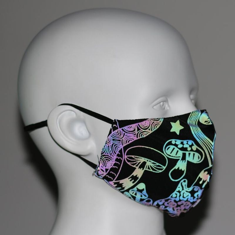 Personalized Reflective Double Layer Adjustable Colorful Dustproof Sunproof Breathable Fashion Outdoor Cycling Face Mask_voghion.com