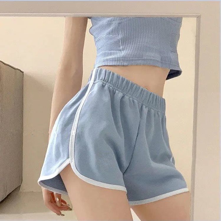 RenMou Korean Version Running Shorts, Women's Loose Outer Casual Home Sleeping Dancing Yoga Hot Pants, Summer Ins Trend Exclusive Supply_voghion.com
