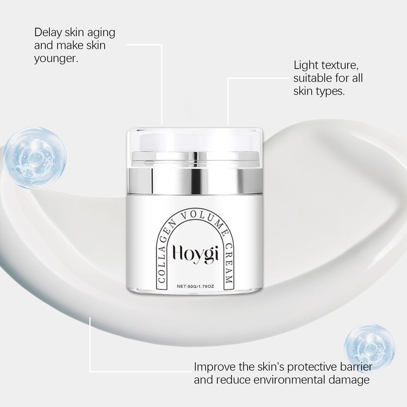 Collageencrème, hydraterende gezichtshuid, hydraterende en verjongende collageencrème_voghion.com