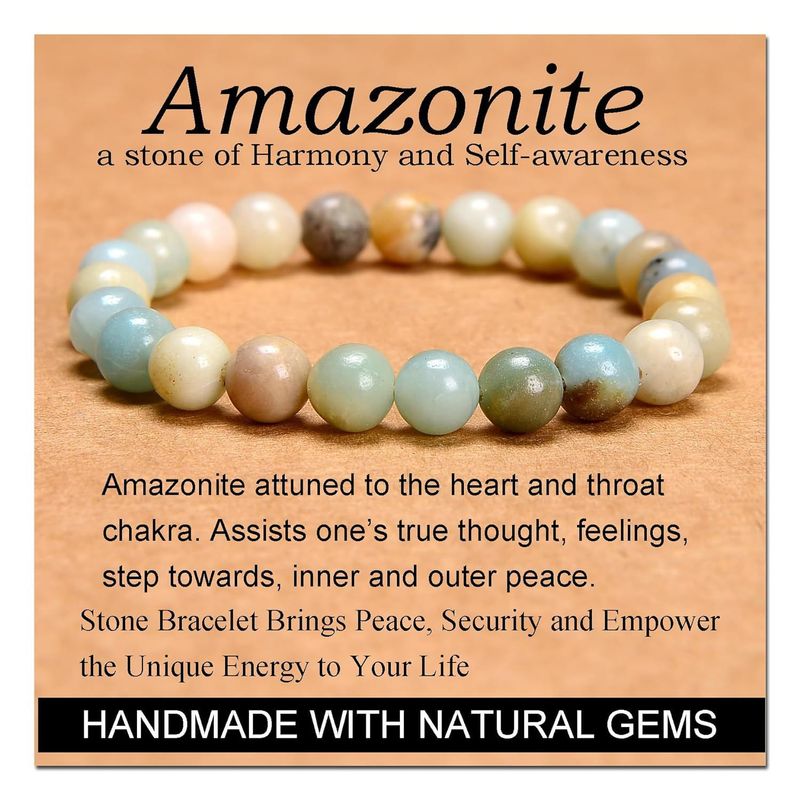 New Men's And Women's Bracelets Tiger's Eye Stone Powder Crystal Volcanic Stone Agate Red Stone Beaded Bracelet Jewelry_voghion.com