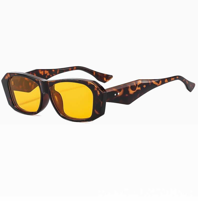 Sunglasses rectangular small frame irregular sunglasses glasses_voghion.com