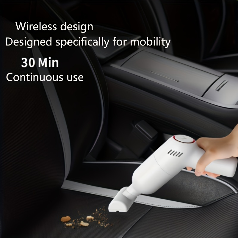 Auto-Staubsauger, fahrzeugmontiert, USB-Aufladung, tragbarer kabelloser Staubsauger_voghion.com