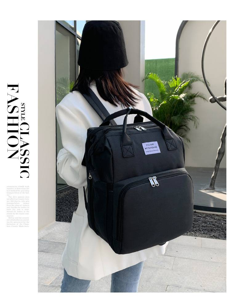 Diaper Bag Backpack, Multifunctional Baby Diaper Bag, Diaper Changing Station For Boys Girls, Large Capacity Travel Baby Bag For Mom Dad_voghion.com
