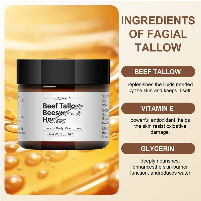 Beef Tallow Beeswax And Honey Balm - Deeply Moisturizing Skin Cream_voghion.com