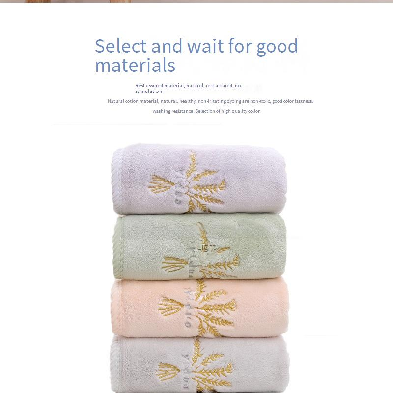 Coral Fleece Bath Towel - Ultra Soft & Highly Absorbent (Gentle For Face & Hair Ideal For Adults & Kids Home & Travel Use)_voghion.com