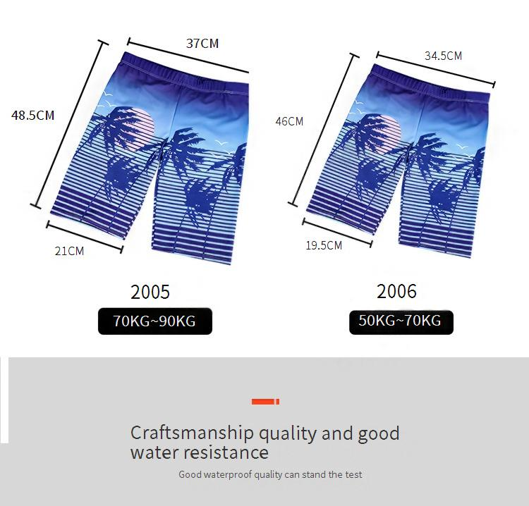 Men's Clothing New Style Swimming Trunks Men's Shorts Swimming Trunks Men's Fashion Plus Size Loose Boxer Beach Hot Spring Swimming Trunks_voghion.com
