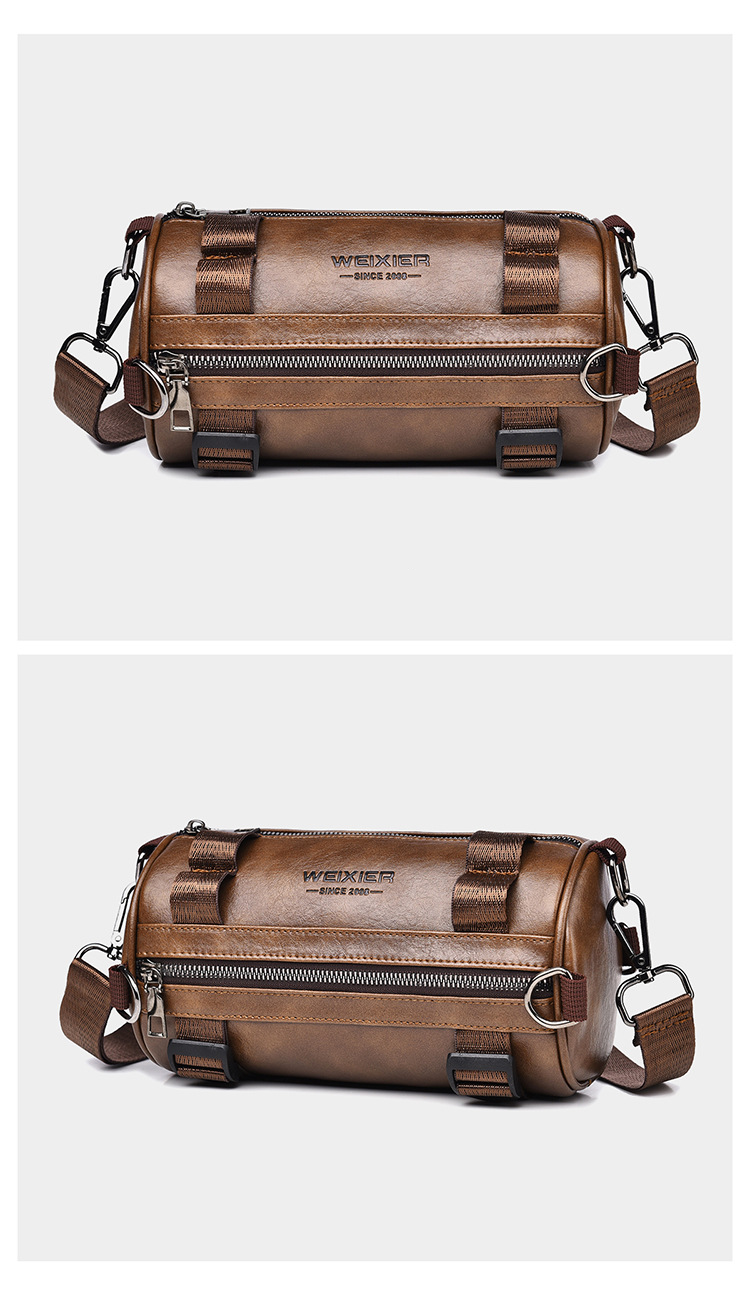 High End Men's Personalized Messenger Bag Trendy Large Capacity Leisure Waterproof Shoulder Bag Men's Bag_voghion.com