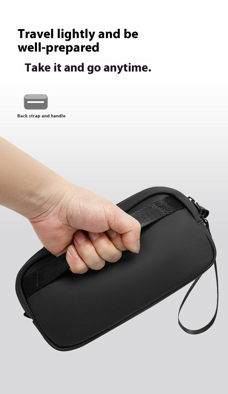 BANGE Charger Digital Accessories Functional Multi Layer Portable Leisure Travel Storage Bag_voghion.com