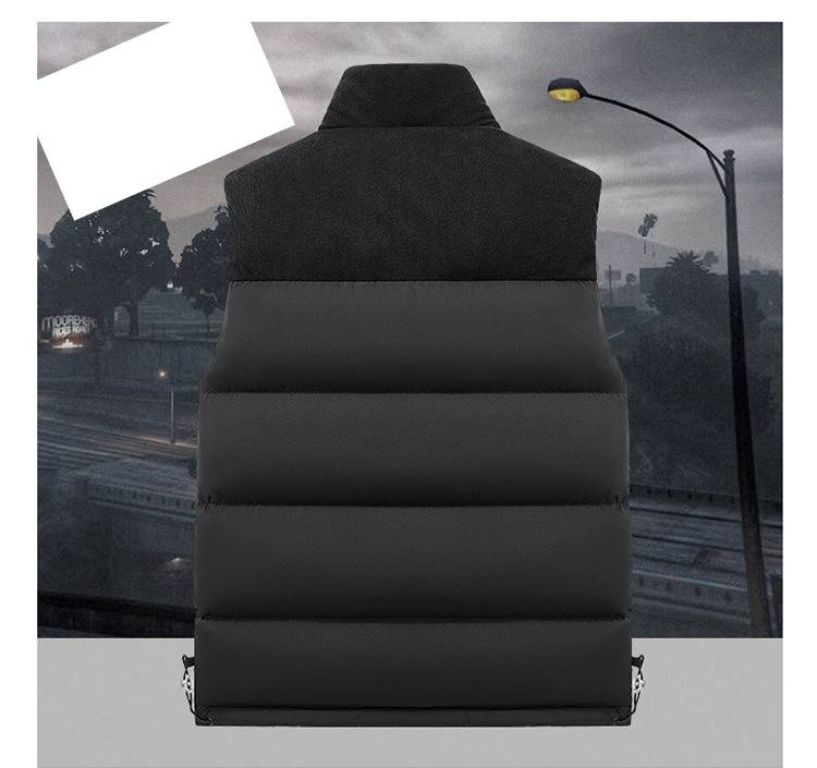 Men's Corduroy Vest Winter Casual Sleeveless Jacket With Color Blocking, Lightweight Warm Layering Piece For Everyday Wear (S-5XL)_voghion.com