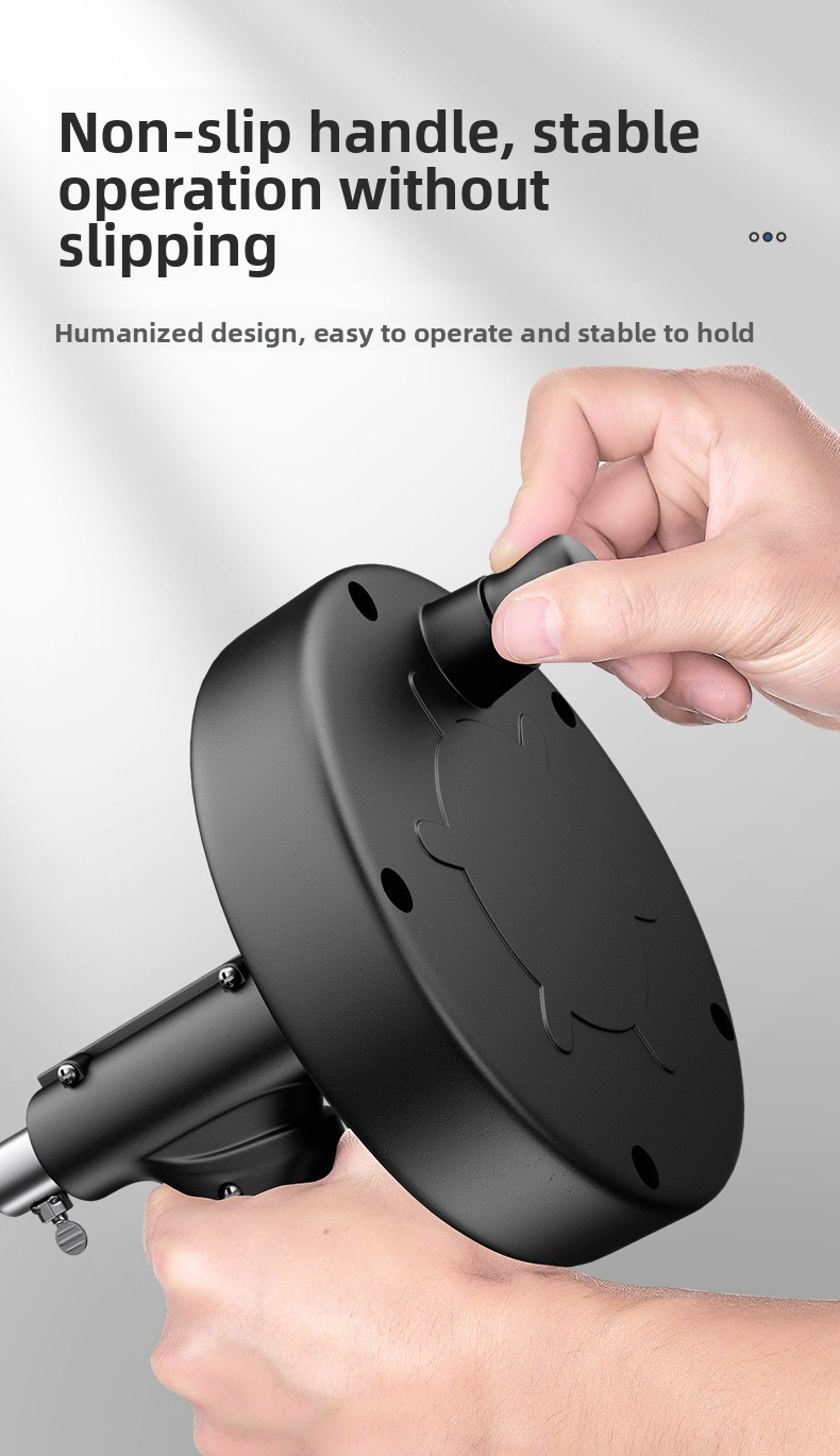 Manual Toilet Drain Snake - 5M Heavy-Duty Steel Cable Clog Remover For Sink, Shower & Pipe Blockages (Non-Slip Handle, Rust-Resistant)_voghion.com