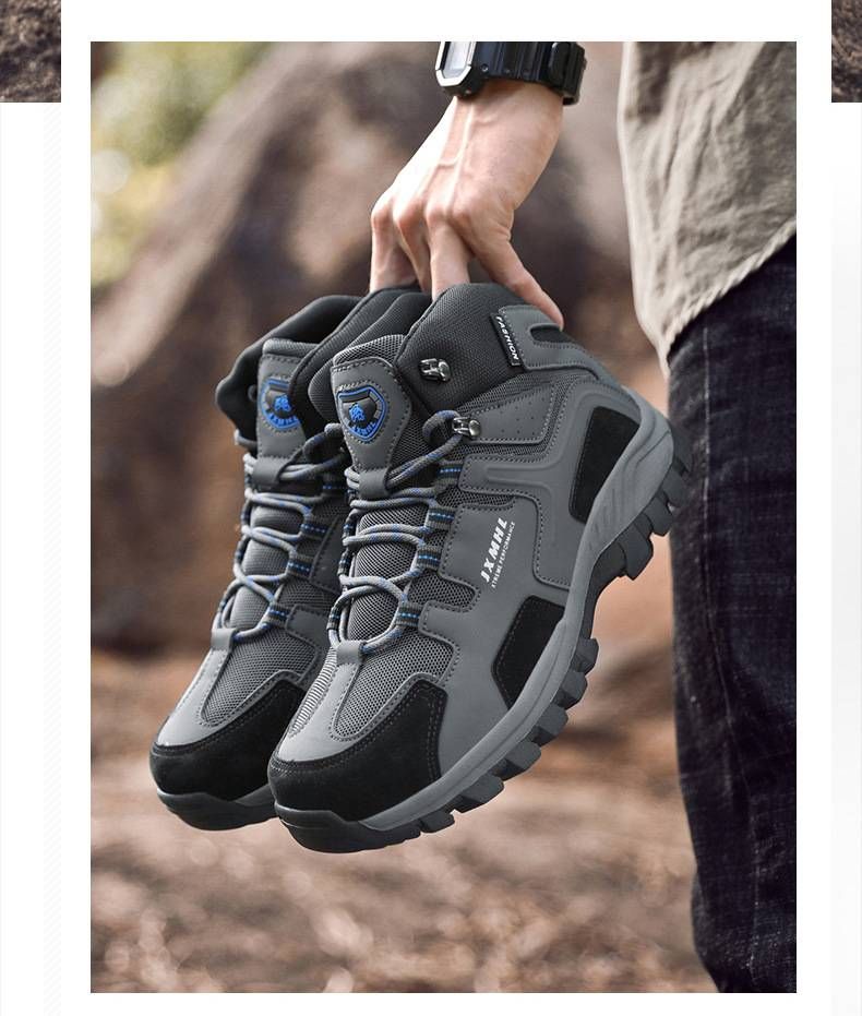 「XGXC」Waterproof Tactical Hiking Shoes, Non-slip, Lightweight, Mid-top Tactical Boots For Couples._voghion.com