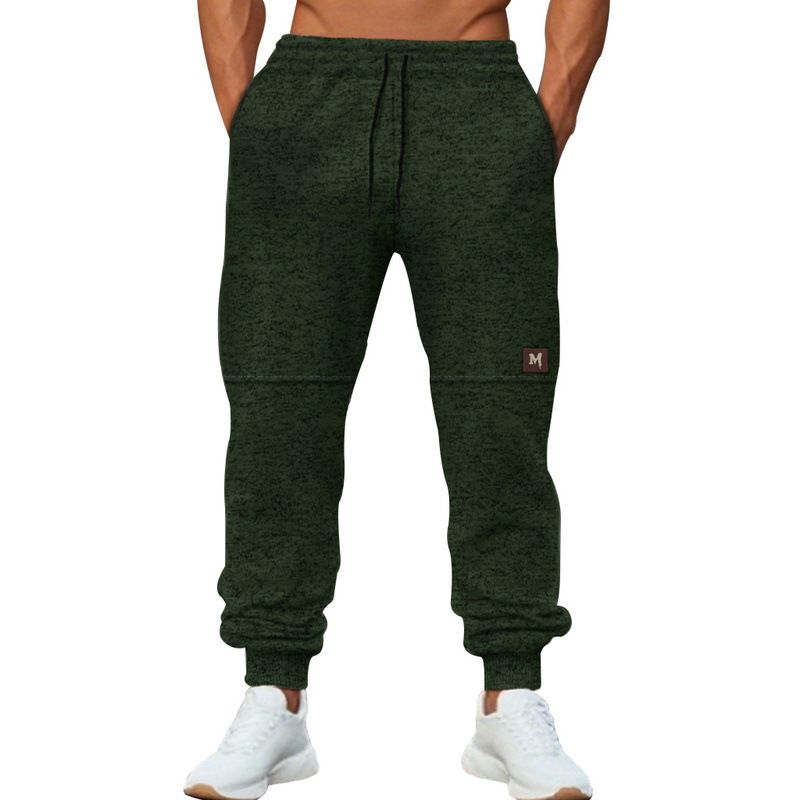 Retro-Jogginghose für Herren – Winterhose aus Jacquard mit elastischen Bündchen und verstellbarem Kordelzug (S-3XL, 4 traditionelle Farben)_voghion.com